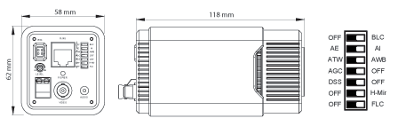 SONY colour high resolution camera