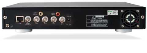 4 channel entry level DVR rear panel 4 channel entry level DVR rear panel