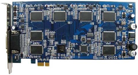 8 channel PCI Express DVR card with audio