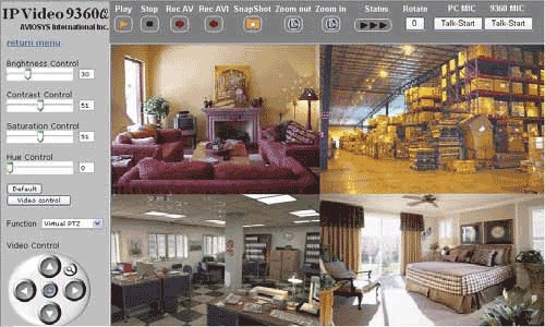 9360QW Graphical User Interface GUI