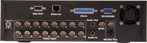 16 channel plus rear panel connections